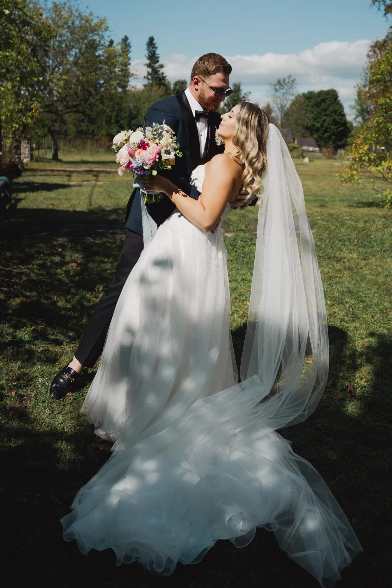 Couple portrait from a wedding gallery