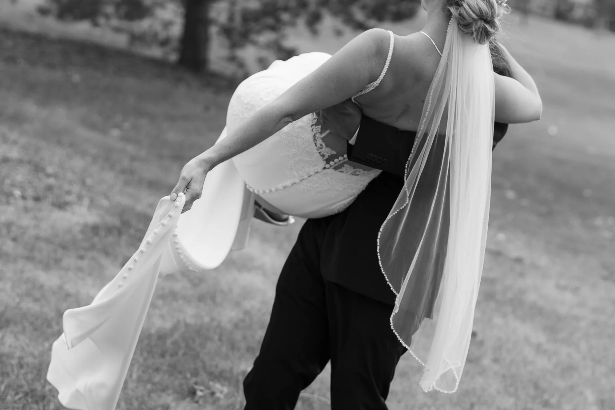 Signing the details for a wedding date